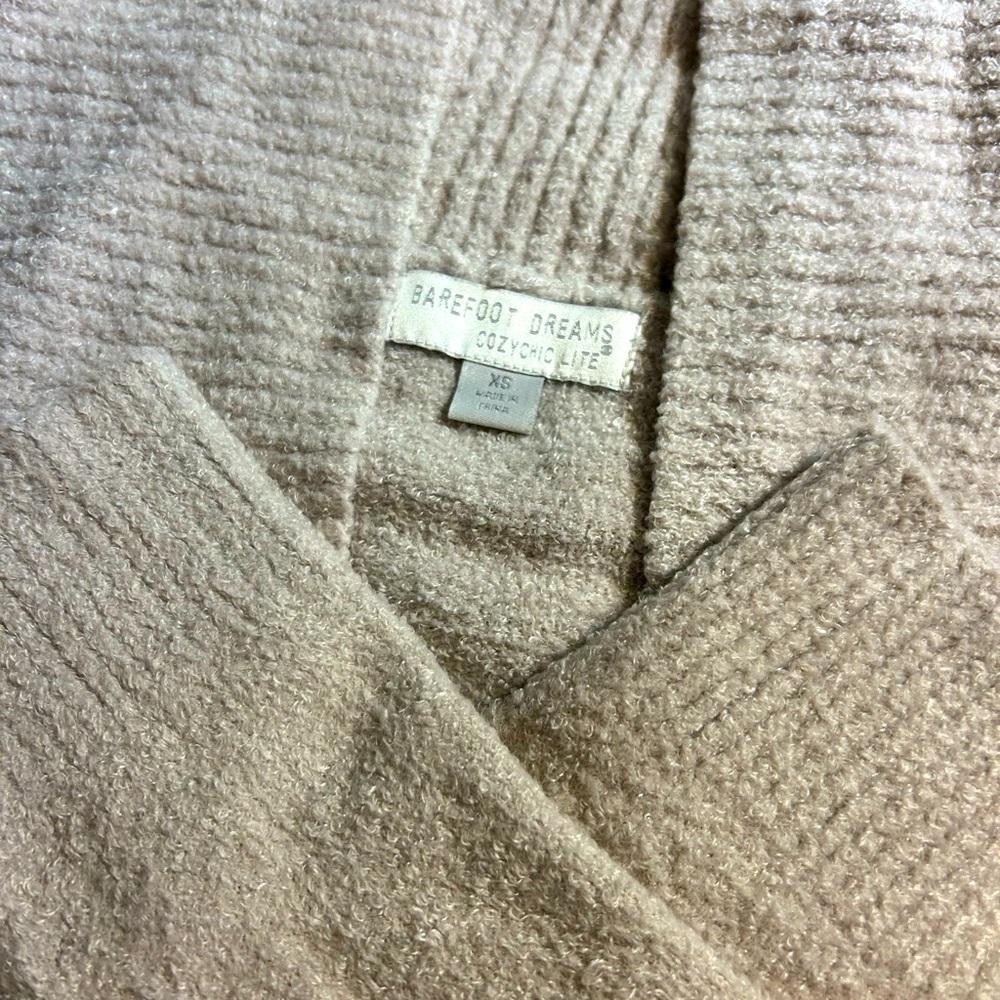 Barefoot Dreams CozyChic Lite Cardigan Sweater in Cream